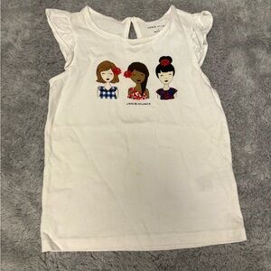 Janie and Jack White Tee